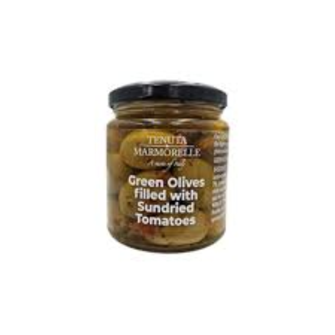 OLIVES WITH SUNDRIED TOMATOES